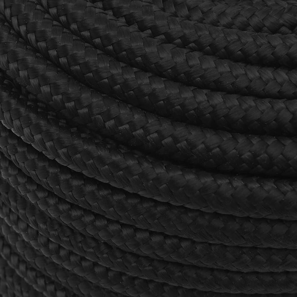 vidaXL Boottouw 14mm 100m Zwart - 35% Korting!