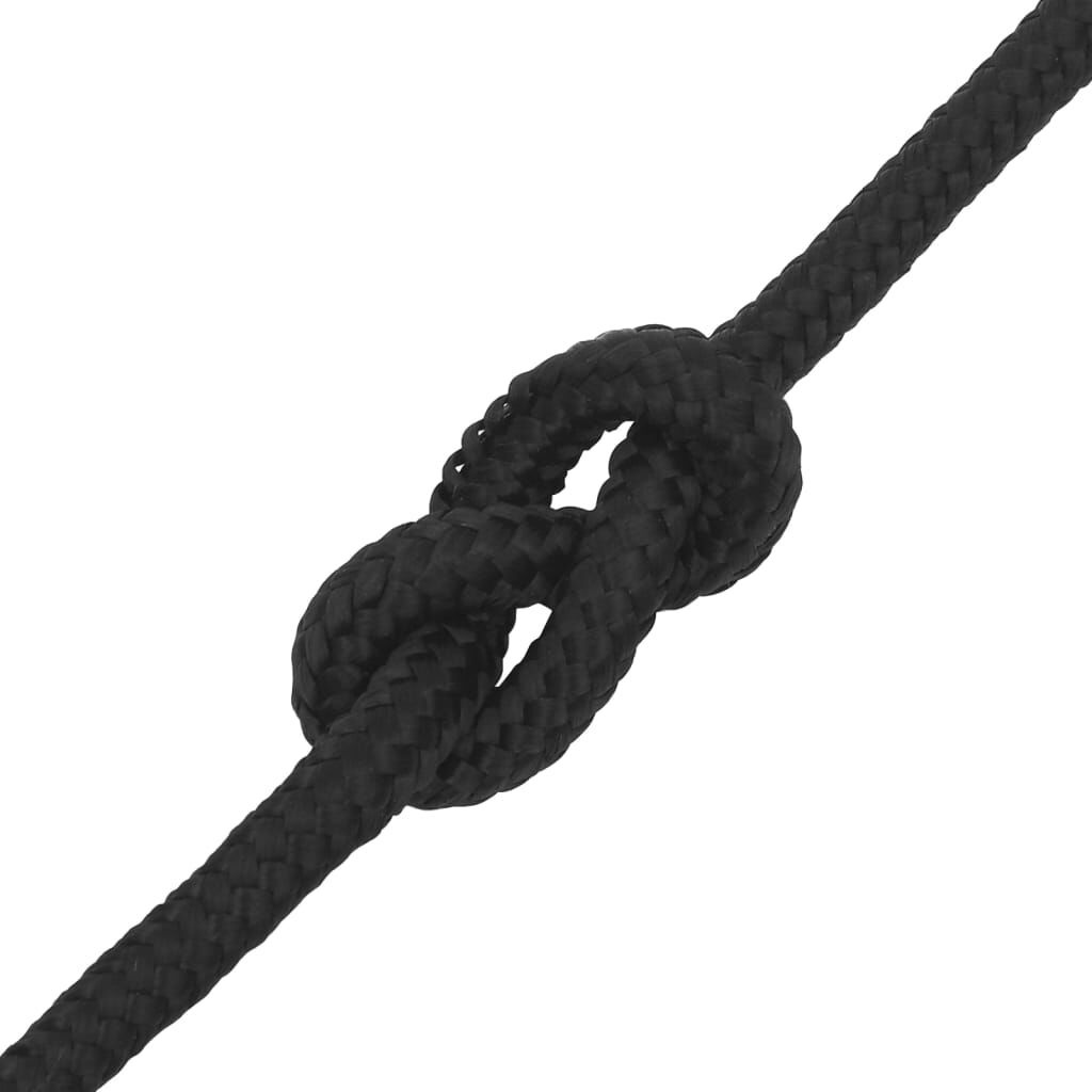 vidaXL Boottouw 14mm 100m Zwart - 35% Korting!