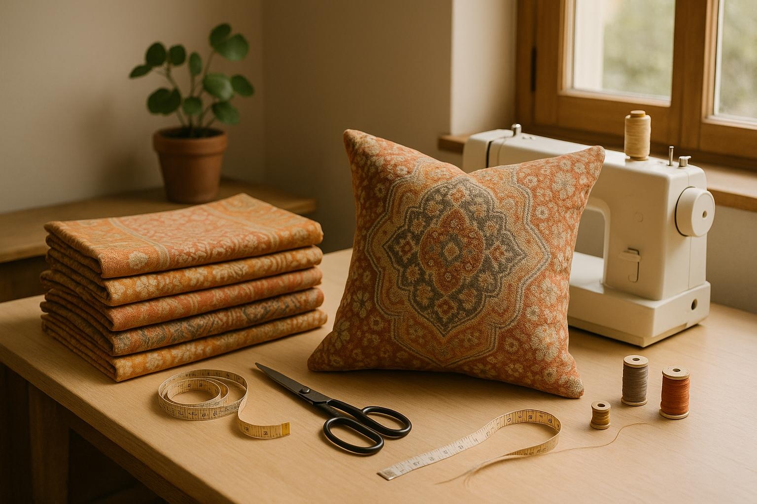 5 Stappen: Kussens Maken van Vintage Stof