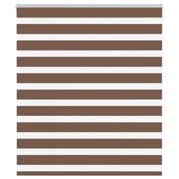 Zebra rolgordijn bruin 130x150cm - 35% Korting!