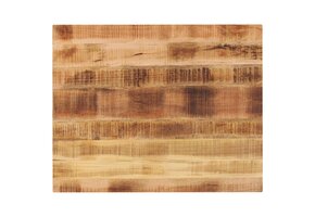 VidaXL Tafelblad Mangohout 90x80cm - 60% Korting! Gebogen