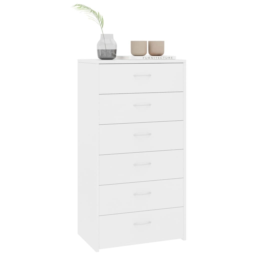 VidaXL Dressoir Wit 50x34x96cm - 55% Korting! (Beschadigd)
