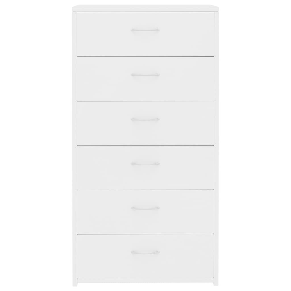 VidaXL Dressoir Wit 50x34x96cm - 55% Korting! (Beschadigd)