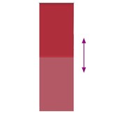 vidaXL Verduisterend Rolgordijn 80x230 cm - Rode Koop! 35% Korting
