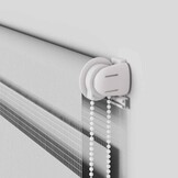 Zebra Rolgordijn 100x200cm Lichtgrijs - 57% Korting!