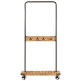 Kledingrek Mangohout & IJzer 90x190cm - 41% Korting!