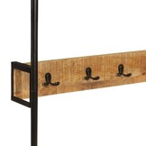 Kledingrek Mangohout & IJzer 90x190cm - 41% Korting!