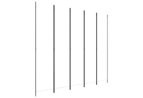 Kamerscherm 5 Panelen Wit 250x220cm - 42% Korting!