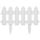 VidaXL Gazonranden 25 stuks, 10m wit - 42% Korting!