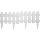 VidaXL Gazonranden 25 stuks, 10m wit - 42% Korting!