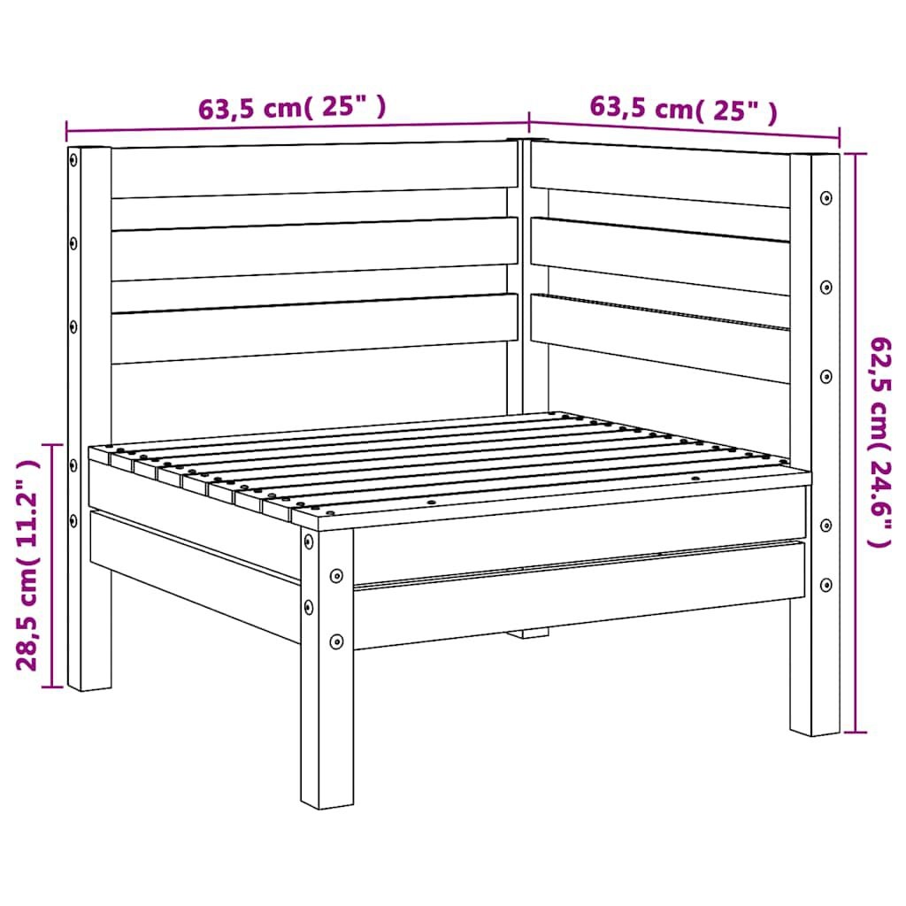 VidaXL Tuinhoekbank Douglas Hout - 41% Korting!