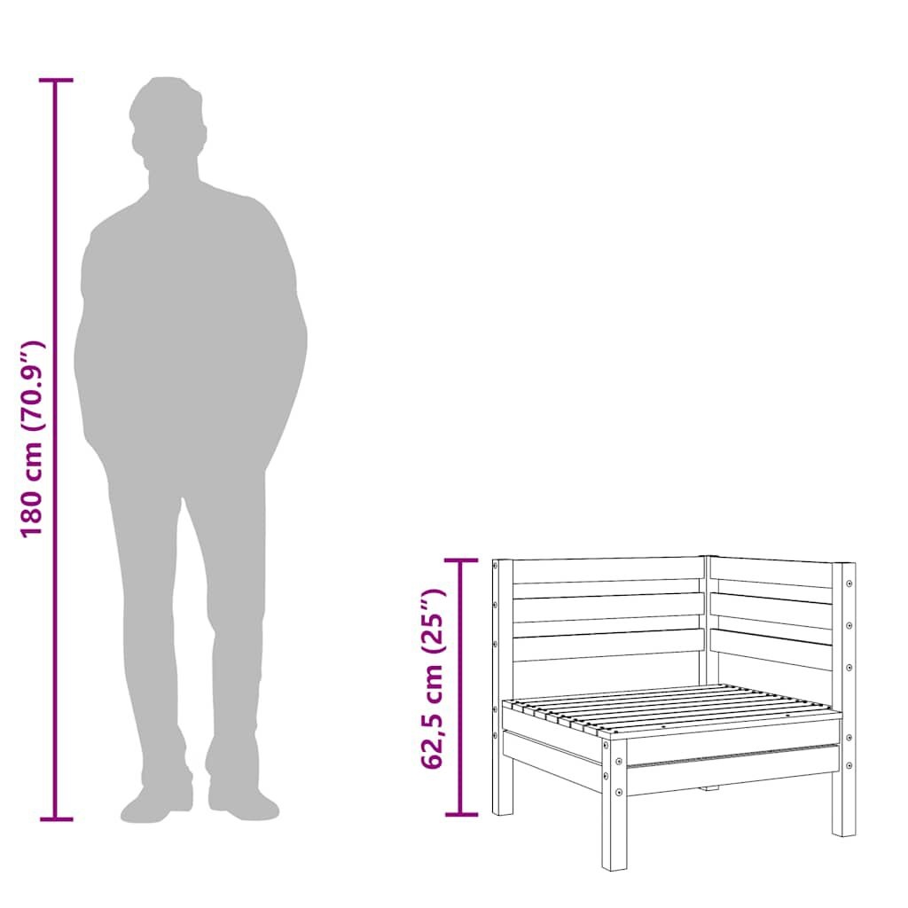 VidaXL Tuinhoekbank Douglas Hout - 41% Korting!