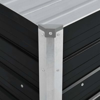 vidaXL Verhoogde Plantenbak Antraciet 100x40cm - 67% Korting!