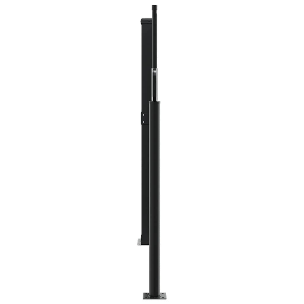 vidaXL Uittrekbaar Windscherm 100x600cm Zwart - 47% Korting!