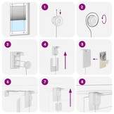 vidaXL Plissé Rolgordijn Wit 45x100cm - 42% Korting!