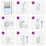 vidaXL Plissé Rolgordijn Wit 45x100cm - 42% Korting!