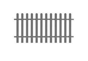 vidaXL HKC Hek 200x100 cm Grijs - 47% Korting!