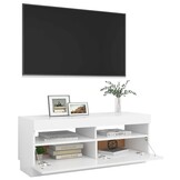 vidaXL TV-Meubel LED Wit 100cm - 42% Korting!