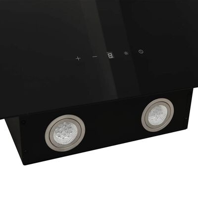 vidaXL Afzuigkap Zwart 90cm -64%! Outlet Deal