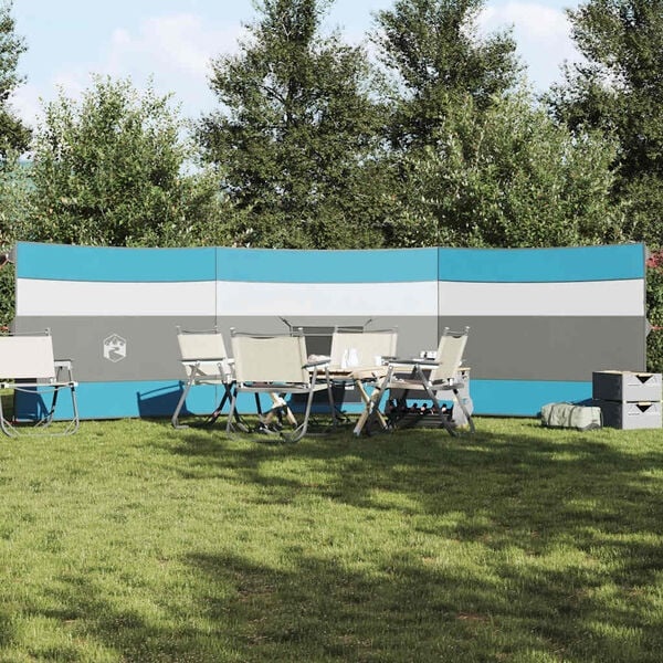 VidaXL Windscherm Camping Blauw 508x130cm - 35% Korting!