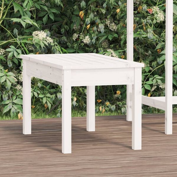 Tuinbank Grenenhout Wit 80cm - Retourdeal! 35% Korting