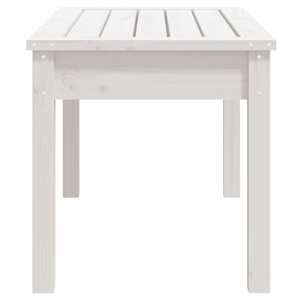 Tuinbank Grenenhout Wit 80cm - Retourdeal! 35% Korting