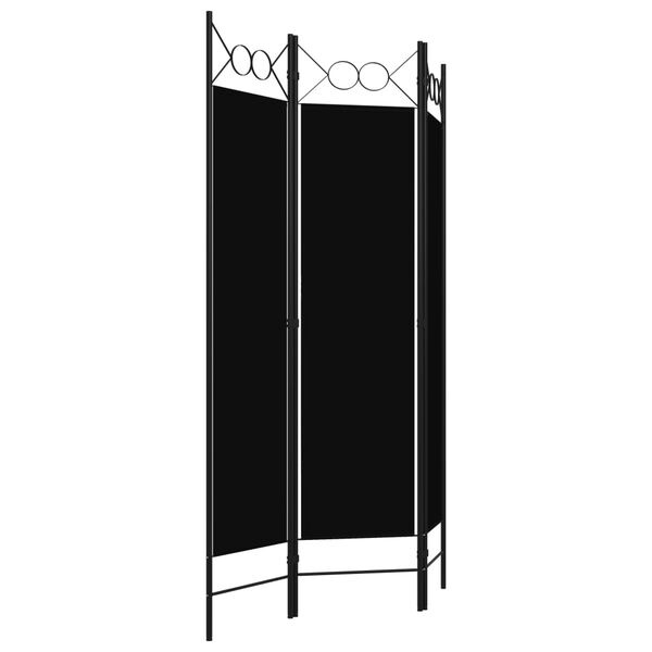 Kamerscherm 3 Panelen Zwart 120x180cm - 40% Korting!