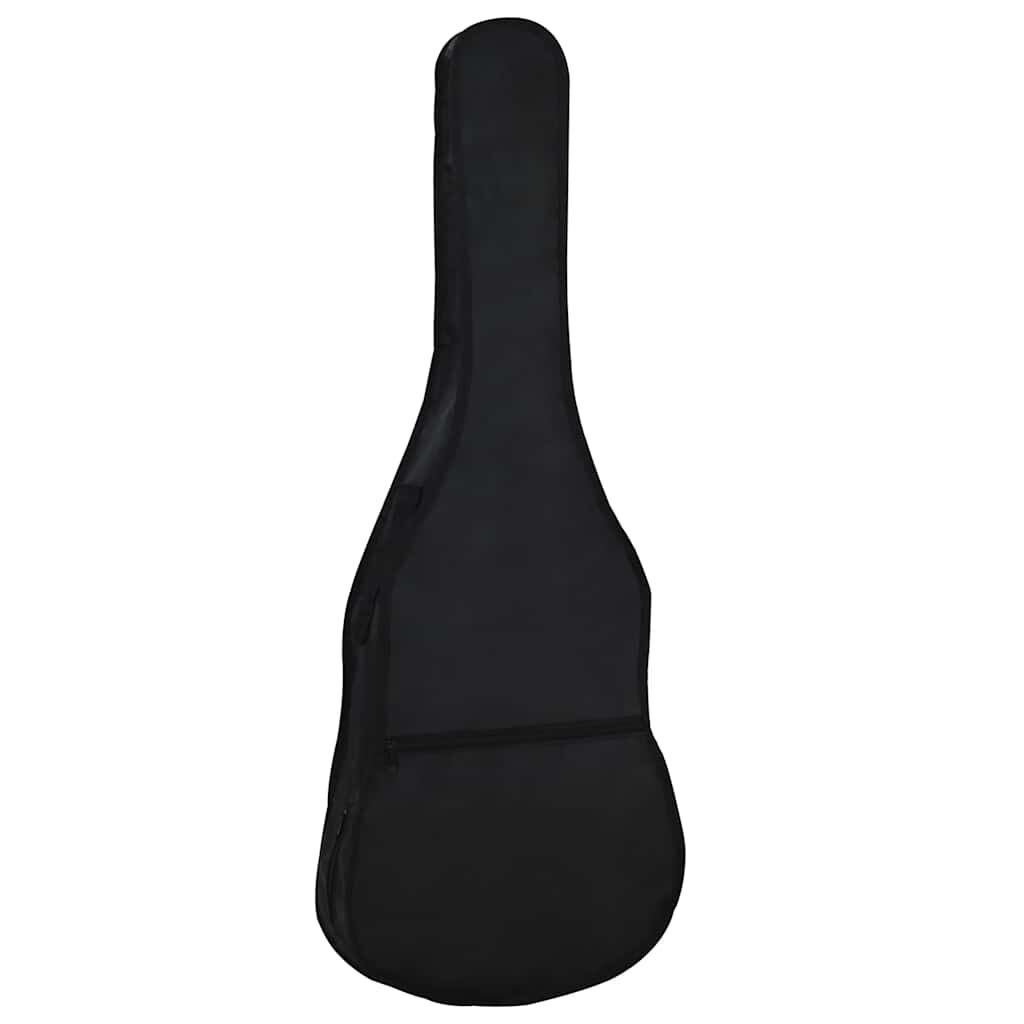 vidaXL Gitaartas voor 4/4 klassieke gitaar 100x37 cm stof zwart