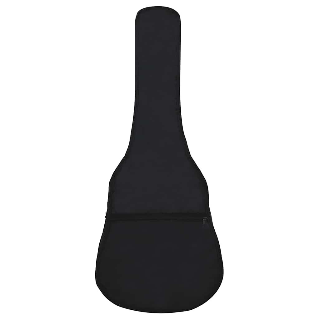 vidaXL Gitaartas voor 4/4 klassieke gitaar 100x37 cm stof zwart