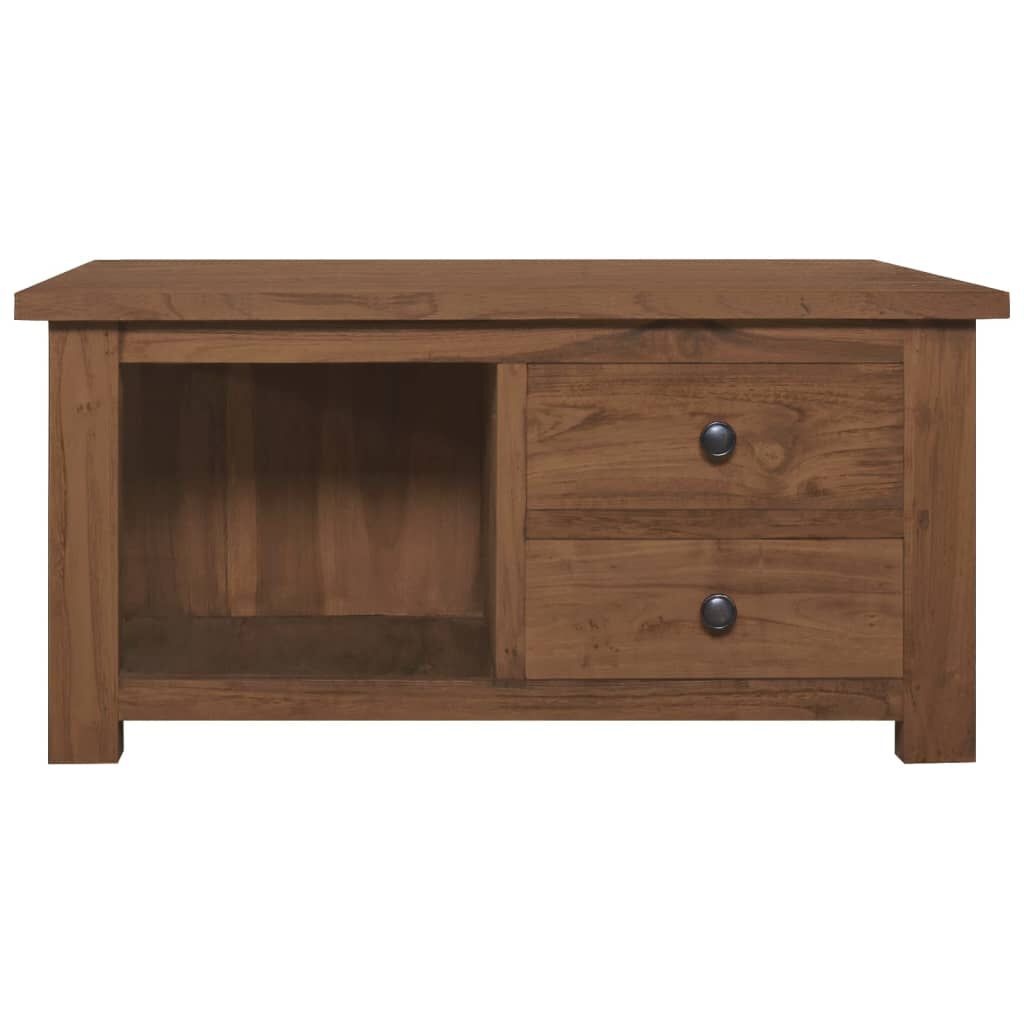 Teakhouten Salontafel 68x68 - 35% Korting! Massief & Uniek