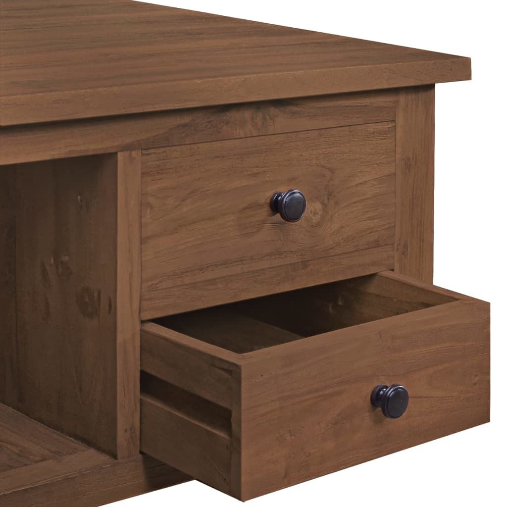 Teakhouten Salontafel 68x68 - 35% Korting! Massief & Uniek