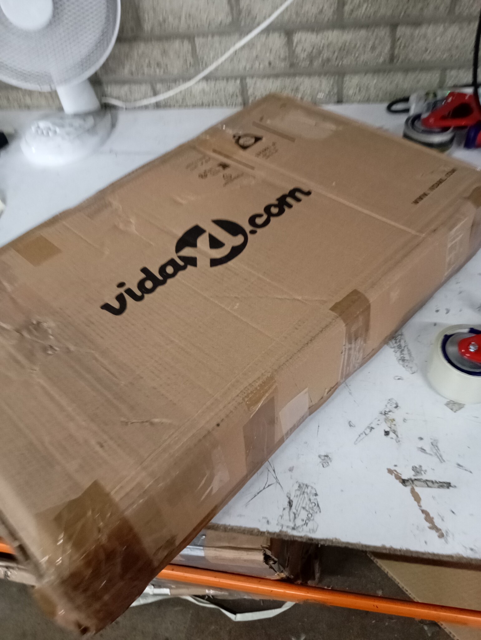 VidaXL Hondenmand Kunstleer Zwart 80x45cm - Zo Goed Als Nieuw!
