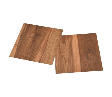 vidaXL Zelfklevende Vloerplanken Bruin 5,11m² (55 stuks) - Topdeal!
