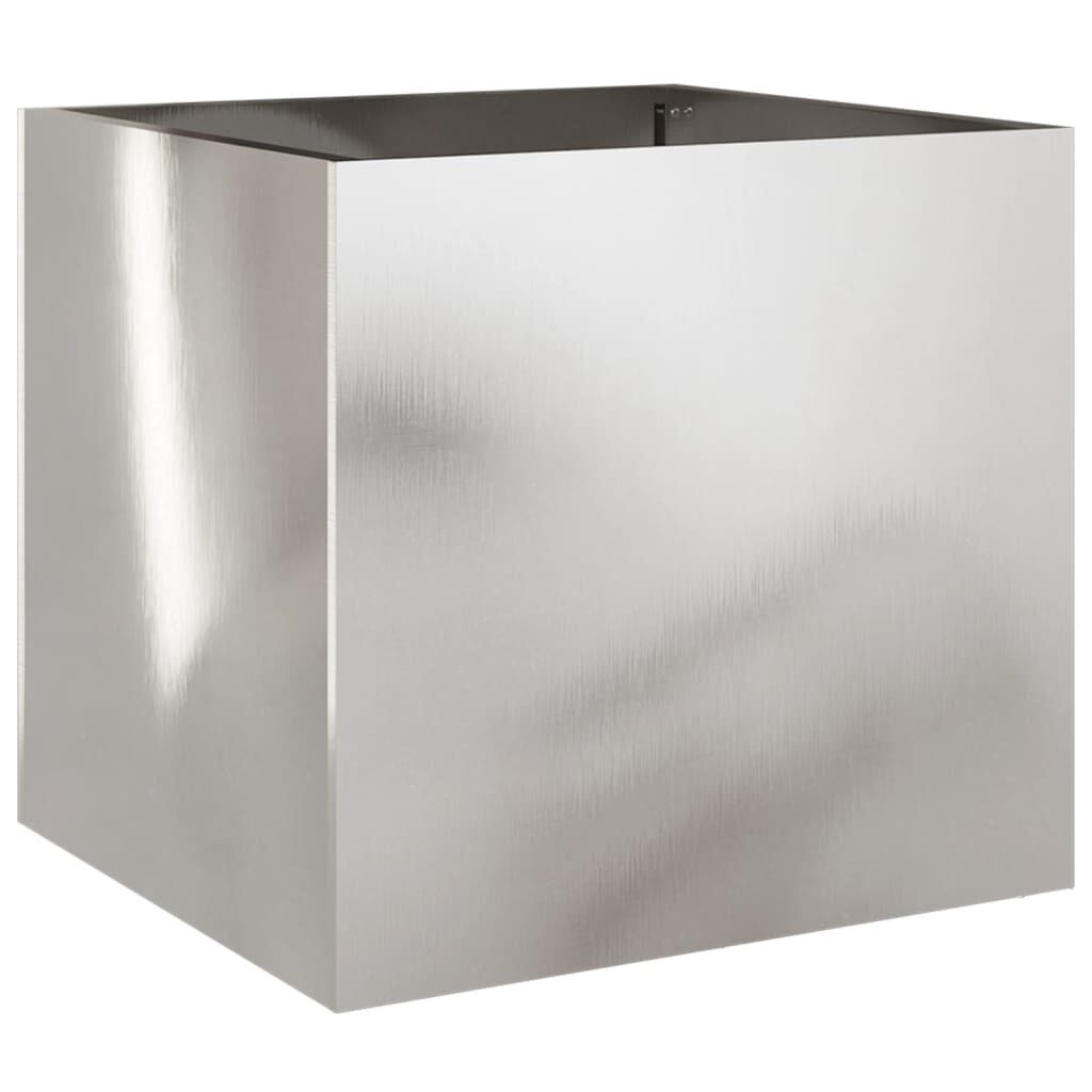 VidaXL Plantenbak RVS 42cm Zilver - 35% Korting!