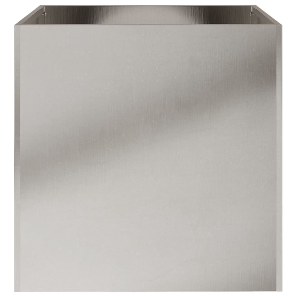 VidaXL Plantenbak RVS 42cm Zilver - 35% Korting!