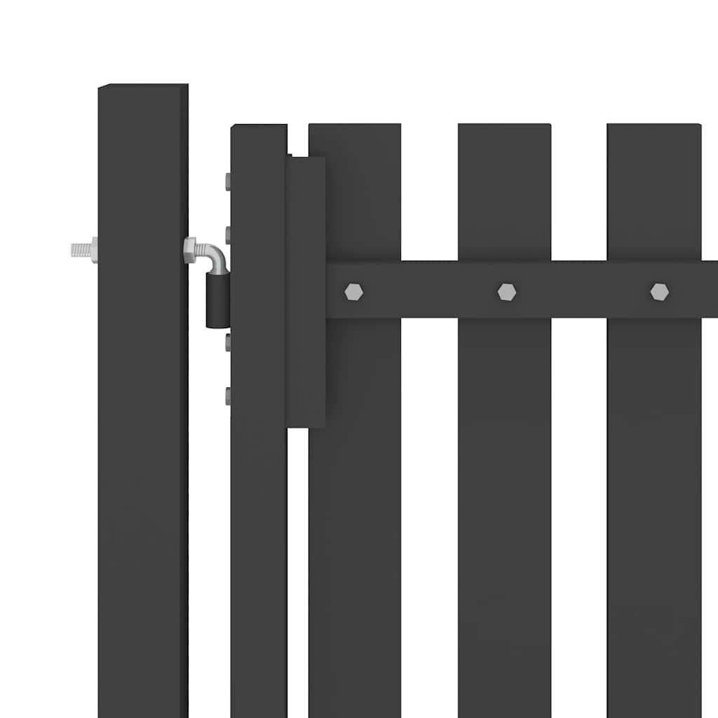 vidaXL Poort 1x1,25m Antraciet - 35% Korting! Zo Goed Als Nieuw