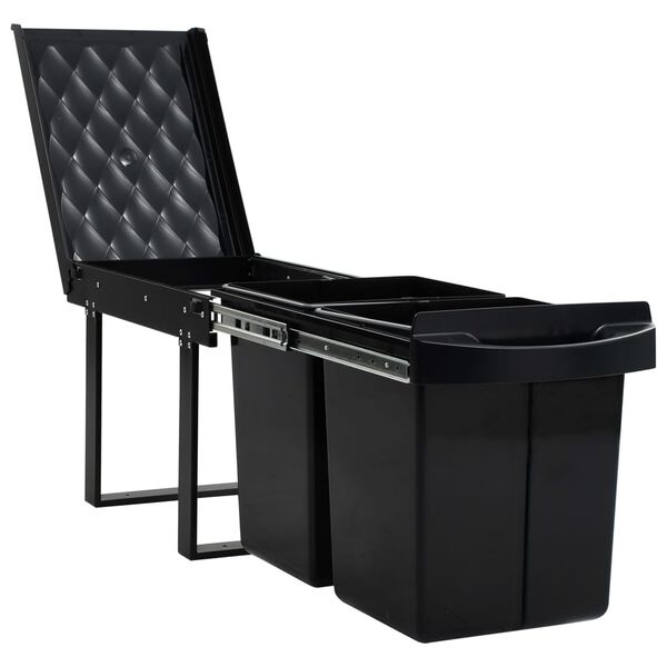 vidaXL Inbouw Prullenbak 48L Soft-Close -35%