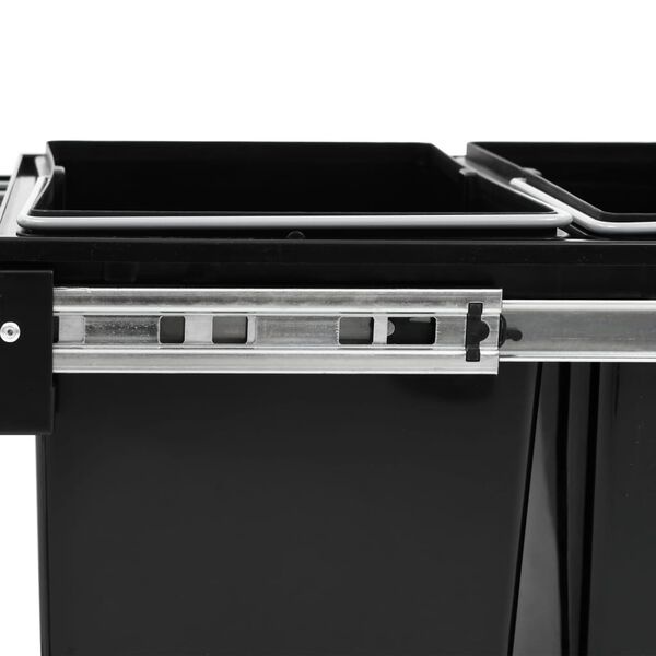vidaXL Inbouw Prullenbak 48L Soft-Close -35%