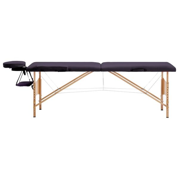 VidaXL Massagetafel Inklapbaar Paars -35%! Zo Goed Als Nieuw!