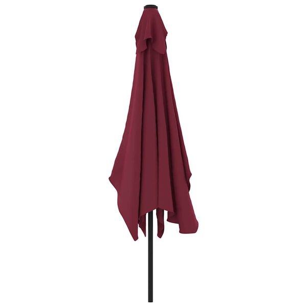 vidaXL Parasol Bordeauxrood 300x200cm - 35% Korting!