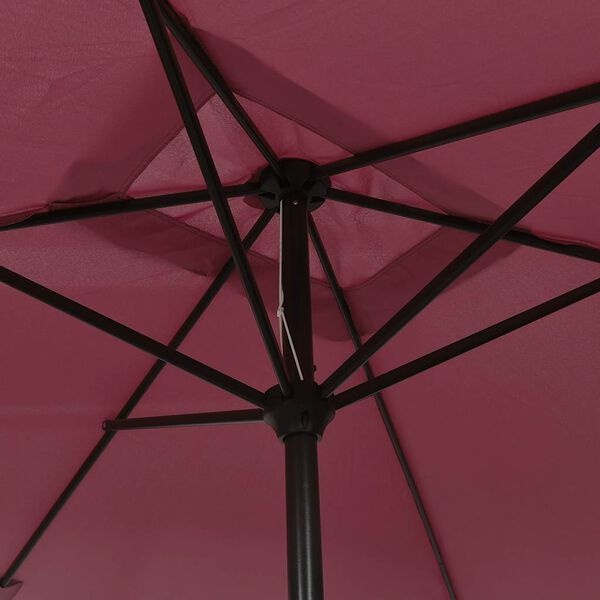 vidaXL Parasol Bordeauxrood 300x200cm - 35% Korting!