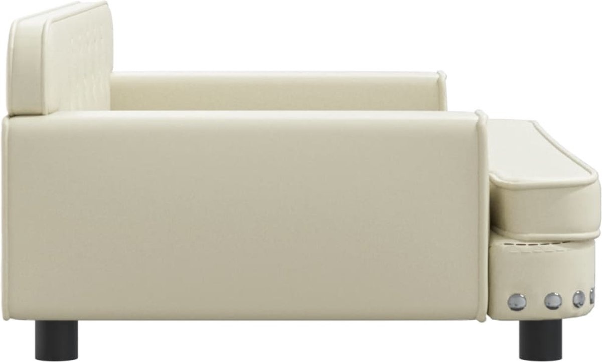 VidaXL Hondenmand Crème 90x53cm - Kunstleer - 35% Korting!