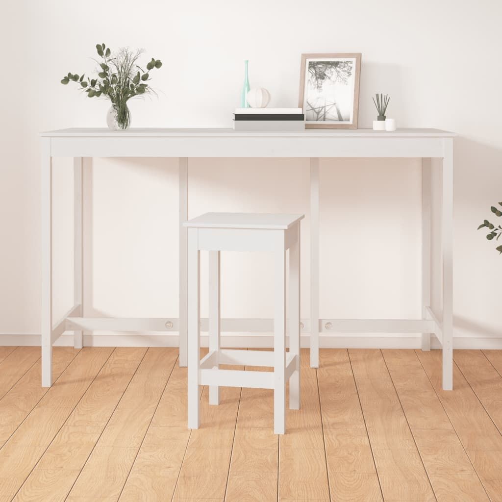 B-Keuze Bartafel Grenenhout Wit 180cm -50%! Wees snel!