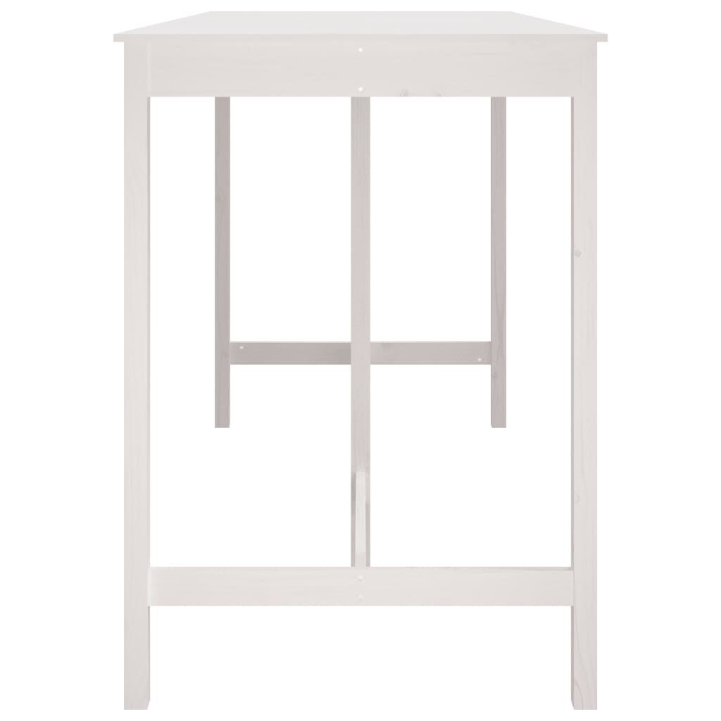 B-Keuze Bartafel Grenenhout Wit 180cm -50%! Wees snel!