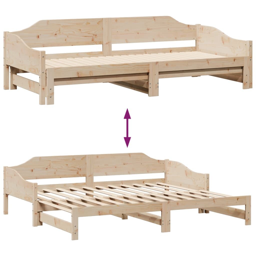 vidaXL Slaapbank Grenenhout 80x200 - 35% Korting!
