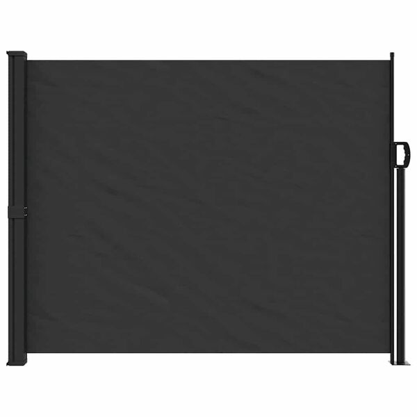 Uittrekbaar Windscherm 160x500cm Zwart - 35% Korting!
