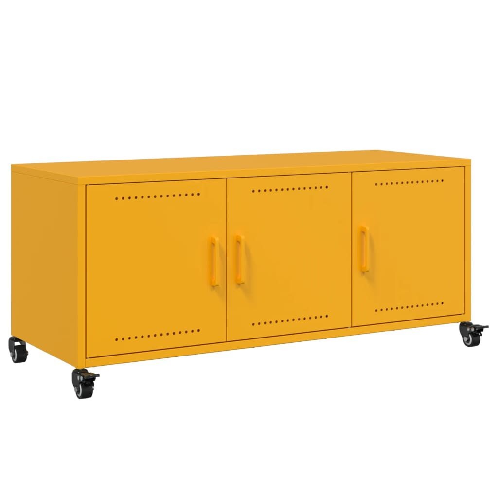 vidaXL TV-Meubel Mosterdgeel 100cm - 55% Korting!