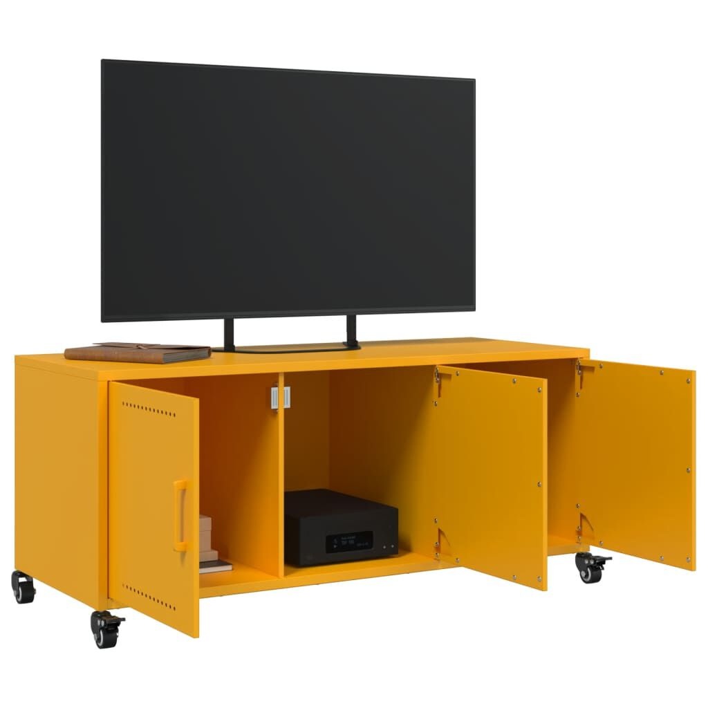 vidaXL TV-Meubel Mosterdgeel 100cm - 55% Korting!