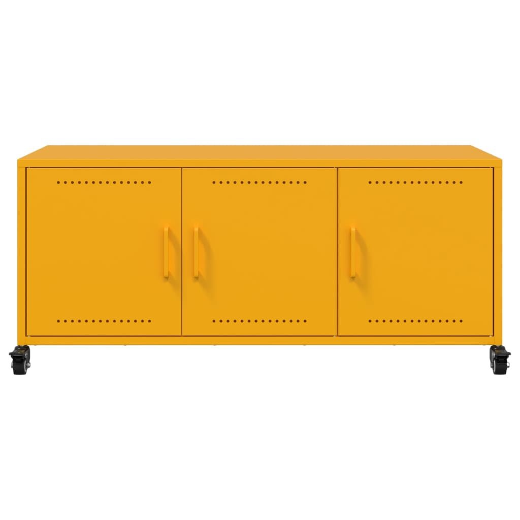 vidaXL TV-Meubel Mosterdgeel 100cm - 55% Korting!