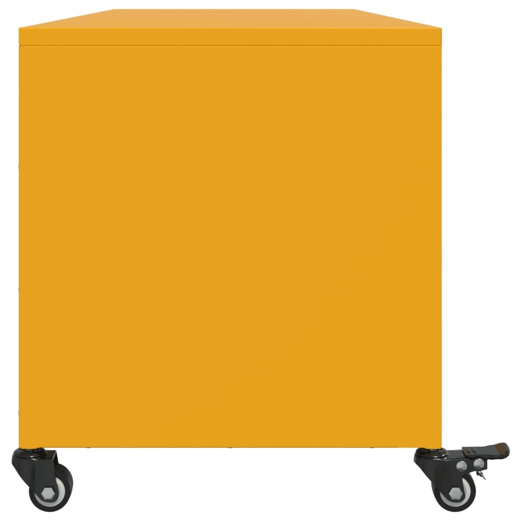 vidaXL TV-Meubel Mosterdgeel 100cm - 55% Korting!